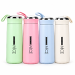Glass Water Bottle Vacuum Flask – Multicolor